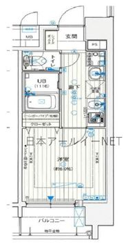 プレミアムステージ新大阪駅前IIの間取り画像