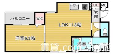 グランアイ鶴見の間取り画像