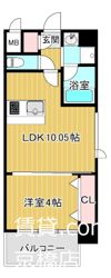 SK RESIDENCES 放出の間取り画像