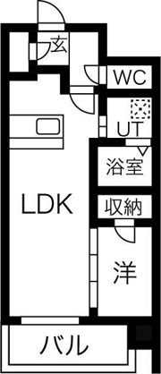 レジュールアッシュ塚本レジデンスの間取り画像