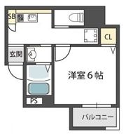 グランパシフィック大国町の間取り画像