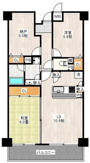 レクシア忍ケ丘の間取り画像