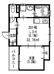 クリエオーレ福町IIの間取り画像