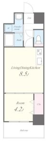 グランパシフィック帝塚山innovationの間取り画像