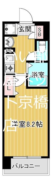 レジュールアッシュ梅田イーストの間取り画像