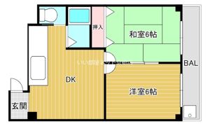 ネクスト高殿の間取り画像