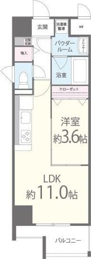 ポローニア立花通りの間取り画像