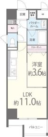 ポローニア立花通りの間取り画像