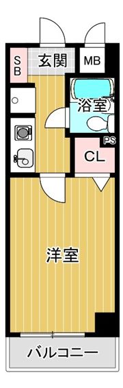 エスリード北梅田の間取り画像