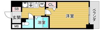 エスリード同心第5の間取り画像