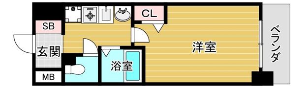 エスリード同心第5の間取り画像