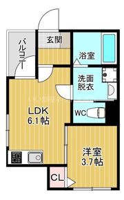 LaughTale 2番館の間取り画像