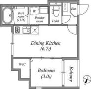 ハーモニーテラス中川東の間取り画像