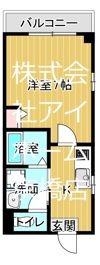 パーラム関目の間取り画像