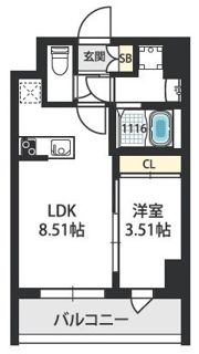 グランパシフィック東今里innovation（イノベーションの間取り画像