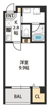 レクラン今里の間取り画像