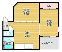KTI南森町の間取り画像
