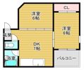 KTI南森町の間取り画像
