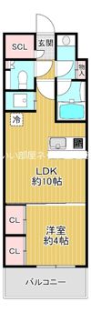 ヴェルテックスの間取り画像