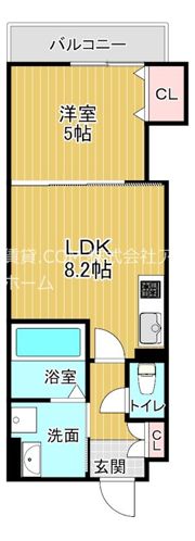 クリエオーレ中川東の間取り画像