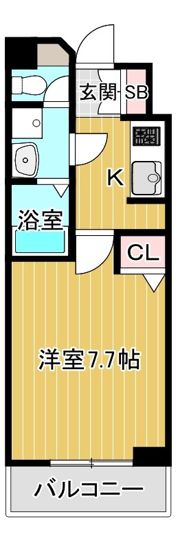 エスティメゾン京橋の間取り画像