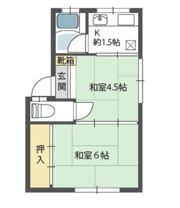 グリーンハイツの間取り画像