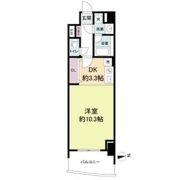 セレッソコート上本町EASTの間取り画像