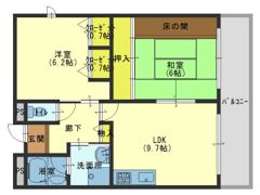 La CASA 清水谷の間取り画像