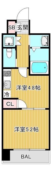 ネクストステージ関目の間取り画像
