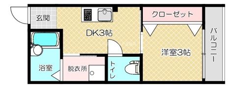 ニューライフ赤坂の間取り画像