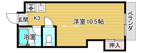 東洋プラザ桜の宮の間取り画像