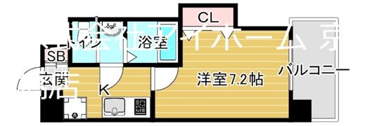Luxe鶴見の間取り画像