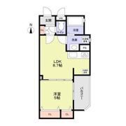 フォレストクリエオーレ中川の間取り画像