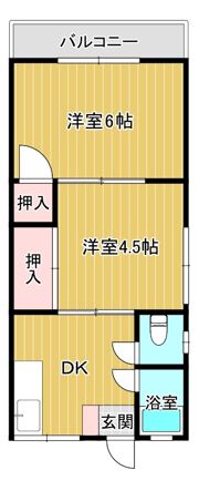 滝本マンションの間取り画像
