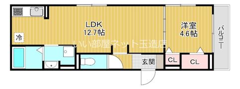 アパートメントyIIの間取り画像