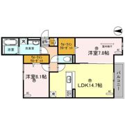 スペチアーレ巽中 A棟の間取り画像