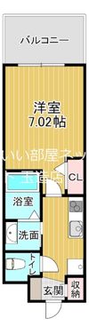 Luxe大阪城南の間取り画像