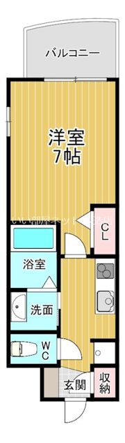Luxe大阪城南の間取り画像