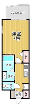 Luxe大阪城南の間取り画像