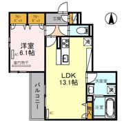 Clashist細井川の間取り画像