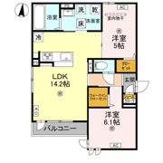 Passaro Grande 墨江 EASTの間取り画像