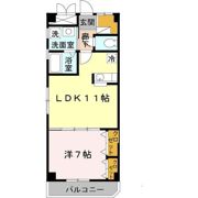 エルロード住吉6号館の間取り画像