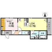 D-room平野Iの間取り画像