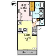 D-room平野IIIの間取り画像