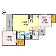 アン シャンテの間取り画像