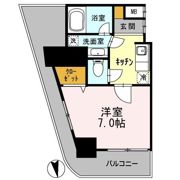 カスタリアタワー肥後橋の間取り画像