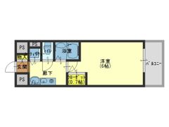 プレサンス上町台東平の間取り画像