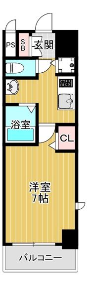 グランカリテ天神橋IIの間取り画像