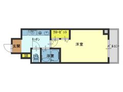 エスリード上本町北の間取り画像
