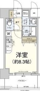 エスリード弁天町南の間取り画像